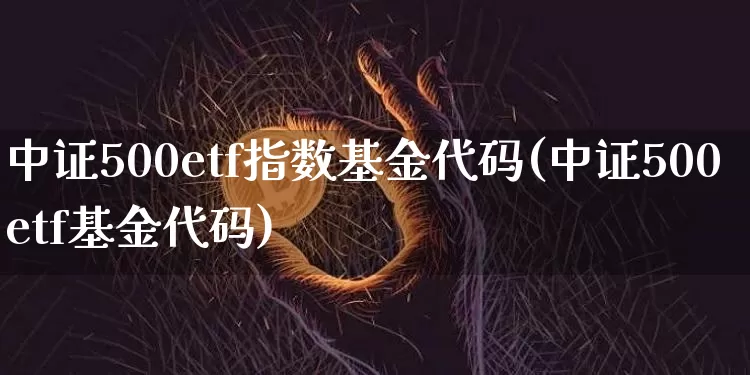 中证500etf指数基金代码(中证500etf基金代码)_https://www.qgjzrcxxzxpt.com_上期能源_第1张