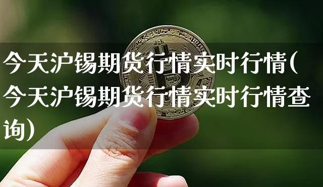 今天沪锡期货行情实时行情(今天沪锡期货行情实时行情查询)_https://www.qgjzrcxxzxpt.com_郑商所_第1张