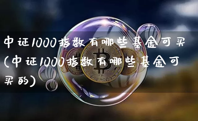 中证1000指数有哪些基金可买(中证1000指数有哪些基金可买的)_https://www.qgjzrcxxzxpt.com_广期所_第1张