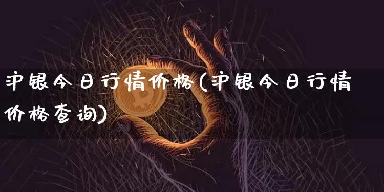 沪银今日行情价格(沪银今日行情价格查询)_https://www.qgjzrcxxzxpt.com_大商所_第1张