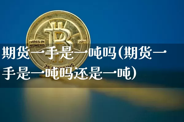 期货一手是一吨吗(期货一手是一吨吗还是一吨)_https://www.qgjzrcxxzxpt.com_上期能源_第1张