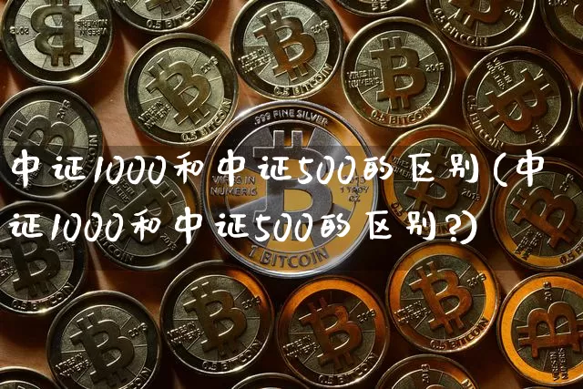 中证1000和中证500的区别(中证1000和中证500的区别?)_https://www.qgjzrcxxzxpt.com_大商所_第1张