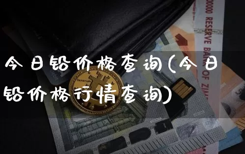 今日铅价格查询(今日铅价格行情查询)_https://www.qgjzrcxxzxpt.com_广期所_第1张