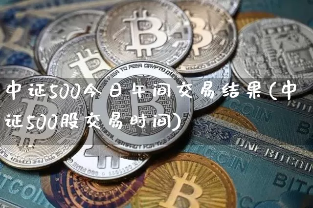 中证500今日午间交易结果(中证500股交易时间)_https://www.qgjzrcxxzxpt.com_中金所_第1张