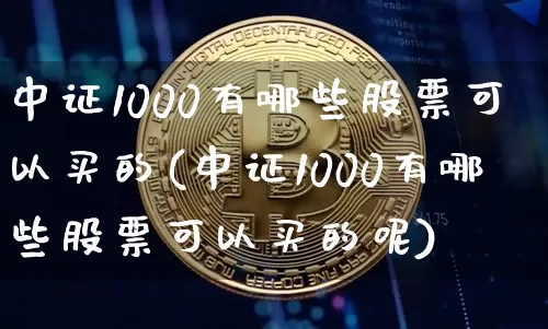 中证1000有哪些股票可以买的(中证1000有哪些股票可以买的呢)_https://www.qgjzrcxxzxpt.com_广期所_第1张