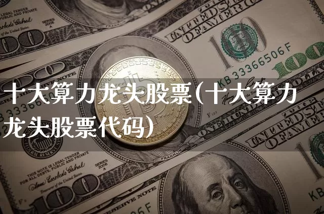 十大算力龙头股票(十大算力龙头股票代码)_https://www.qgjzrcxxzxpt.com_郑商所_第1张
