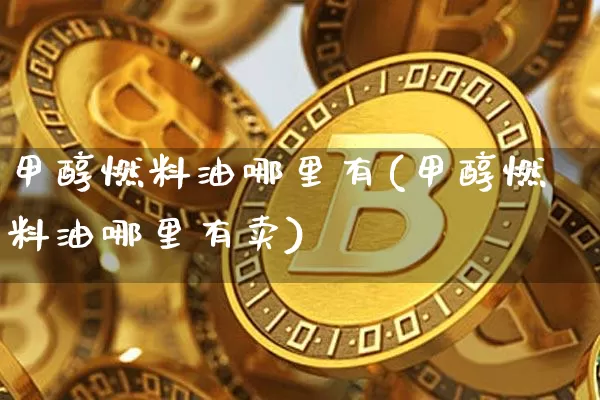 甲醇燃料油哪里有(甲醇燃料油哪里有卖)_https://www.qgjzrcxxzxpt.com_广期所_第1张