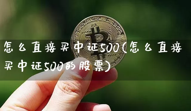 怎么直接买中证500(怎么直接买中证500的股票)_https://www.qgjzrcxxzxpt.com_上期所_第1张