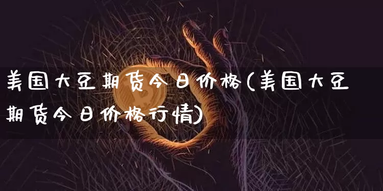 美国大豆期货今日价格(美国大豆期货今日价格行情)_https://www.qgjzrcxxzxpt.com_广期所_第1张