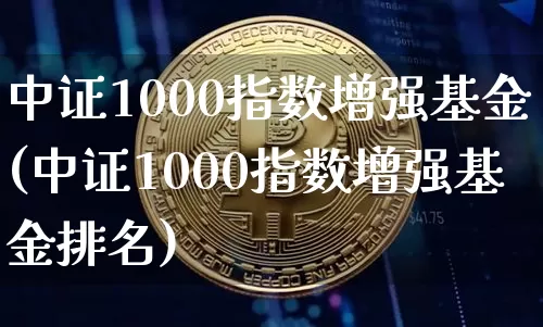 中证1000指数增强基金(中证1000指数增强基金排名)_https://www.qgjzrcxxzxpt.com_上期能源_第1张