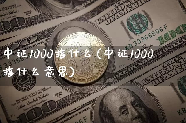 中证1000指什么(中证1000指什么意思)_https://www.qgjzrcxxzxpt.com_广期所_第1张