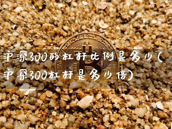 沪深300的杠杆比例是多少(沪深300杠杆是多少倍)_https://www.qgjzrcxxzxpt.com_大商所_第1张