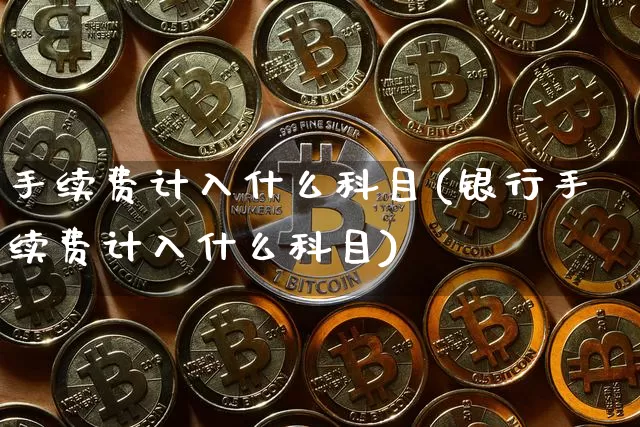 手续费计入什么科目(银行手续费计入什么科目)_https://www.qgjzrcxxzxpt.com_上期能源_第1张