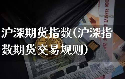 沪深期货指数(沪深指数期货交易规则)_https://www.qgjzrcxxzxpt.com_大商所_第1张