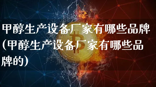 甲醇生产设备厂家有哪些品牌(甲醇生产设备厂家有哪些品牌的)_https://www.qgjzrcxxzxpt.com_广期所_第1张
