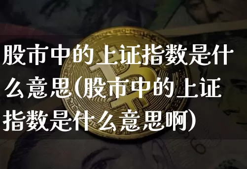 股市中的上证指数是什么意思(股市中的上证指数是什么意思啊)_https://www.qgjzrcxxzxpt.com_广期所_第1张