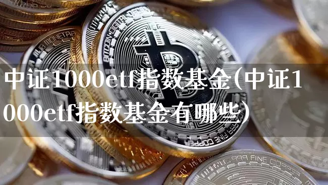 中证1000etf指数基金(中证1000etf指数基金有哪些)_https://www.qgjzrcxxzxpt.com_中金所_第1张