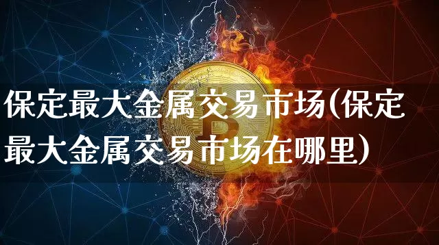 保定最大金属交易市场(保定最大金属交易市场在哪里)_https://www.qgjzrcxxzxpt.com_上期能源_第1张