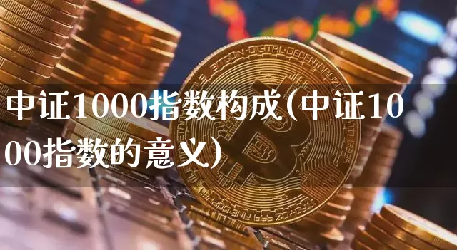 中证1000指数构成(中证1000指数的意义)_https://www.qgjzrcxxzxpt.com_广期所_第1张