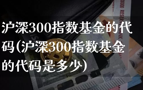 沪深300指数基金的代码(沪深300指数基金的代码是多少)_https://www.qgjzrcxxzxpt.com_中金所_第1张