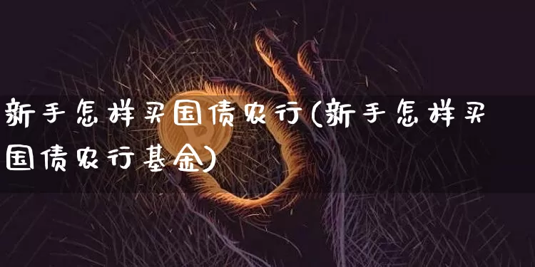 新手怎样买国债农行(新手怎样买国债农行基金)_https://www.qgjzrcxxzxpt.com_上期所_第1张