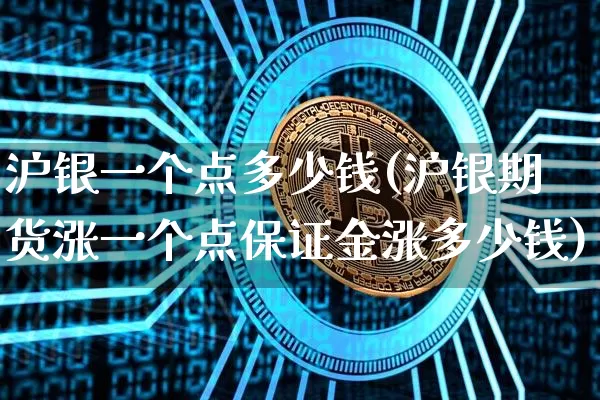 沪银一个点多少钱(沪银期货涨一个点保证金涨多少钱)_https://www.qgjzrcxxzxpt.com_大商所_第1张