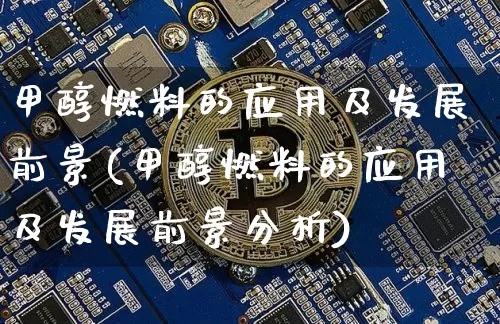 甲醇燃料的应用及发展前景(甲醇燃料的应用及发展前景分析)_https://www.qgjzrcxxzxpt.com_大商所_第1张