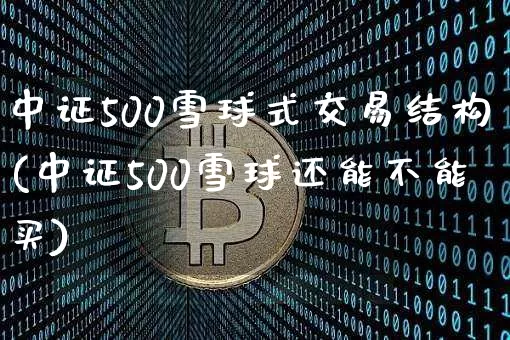 中证500雪球式交易结构(中证500雪球还能不能买)_https://www.qgjzrcxxzxpt.com_上期能源_第1张