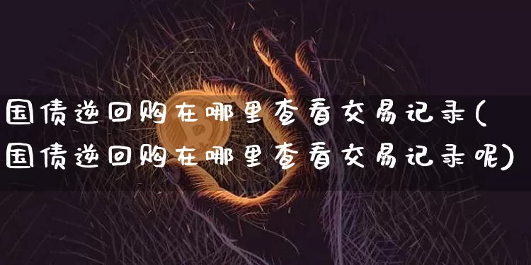 国债逆回购在哪里查看交易记录(国债逆回购在哪里查看交易记录呢)_https://www.qgjzrcxxzxpt.com_广期所_第1张