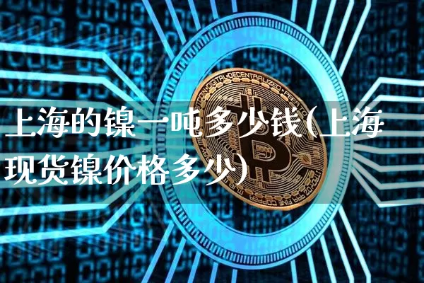 上海的镍一吨多少钱(上海现货镍价格多少)_https://www.qgjzrcxxzxpt.com_大商所_第1张