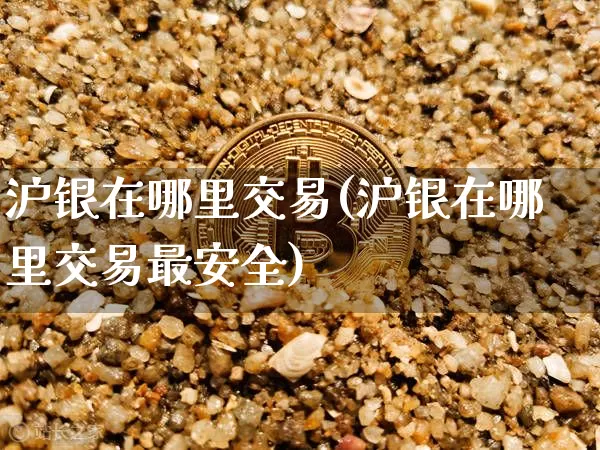 沪银在哪里交易(沪银在哪里交易最安全)_https://www.qgjzrcxxzxpt.com_上期所_第1张