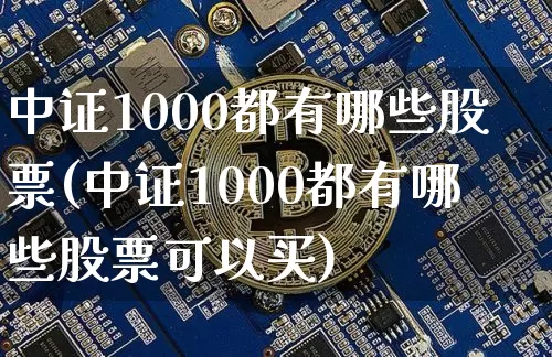 中证1000都有哪些股票(中证1000都有哪些股票可以买)_https://www.qgjzrcxxzxpt.com_上期能源_第1张