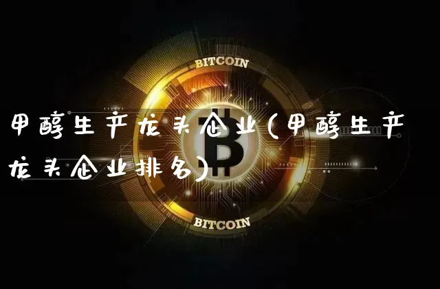 甲醇生产龙头企业(甲醇生产龙头企业排名)_https://www.qgjzrcxxzxpt.com_广期所_第1张