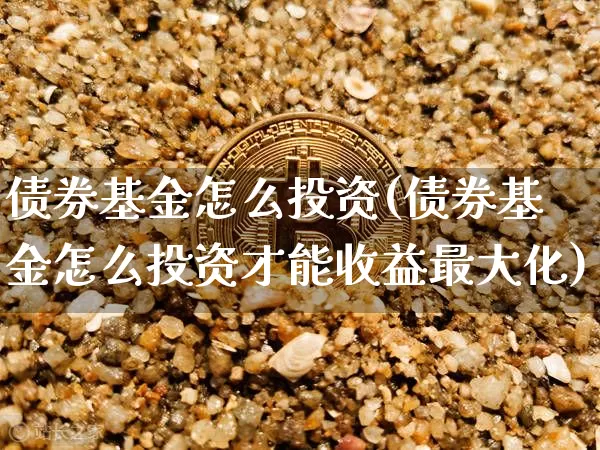 债券基金怎么投资(债券基金怎么投资才能收益最大化)_https://www.qgjzrcxxzxpt.com_上期能源_第1张