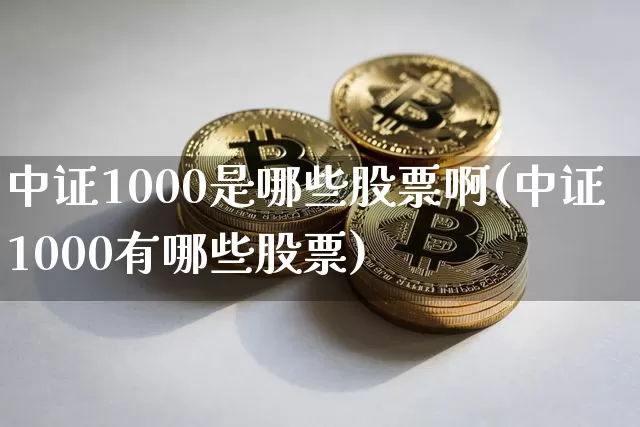 中证1000是哪些股票啊(中证1000有哪些股票)_https://www.qgjzrcxxzxpt.com_中金所_第1张