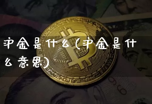 沪金是什么(沪金是什么意思)_https://www.qgjzrcxxzxpt.com_郑商所_第1张