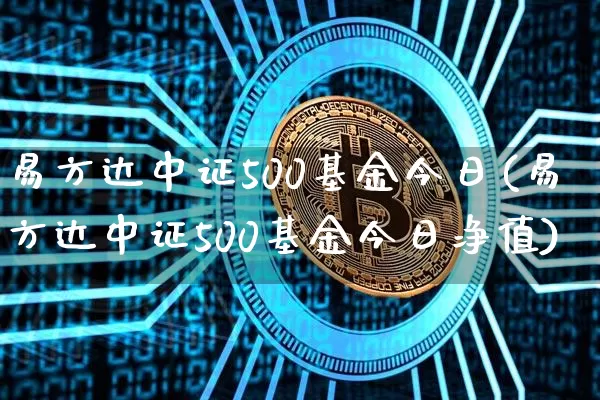 易方达中证500基金今日(易方达中证500基金今日净值)_https://www.qgjzrcxxzxpt.com_大商所_第1张