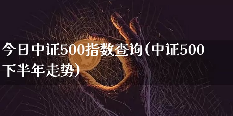 今日中证500指数查询(中证500下半年走势)_https://www.qgjzrcxxzxpt.com_大商所_第1张