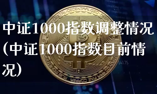 中证1000指数调整情况(中证1000指数目前情况)_https://www.qgjzrcxxzxpt.com_大商所_第1张