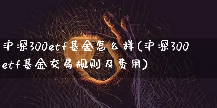 沪深300etf基金怎么样(沪深300etf基金交易规则及费用)_https://www.qgjzrcxxzxpt.com_广期所_第1张