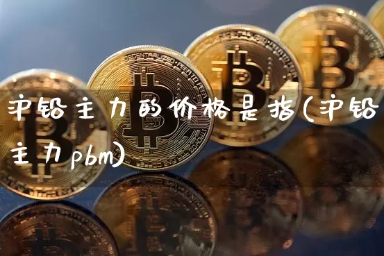 沪铅主力的价格是指(沪铅主力pbm)_https://www.qgjzrcxxzxpt.com_上期能源_第1张