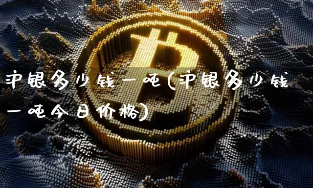 沪银多少钱一吨(沪银多少钱一吨今日价格)_https://www.qgjzrcxxzxpt.com_郑商所_第1张