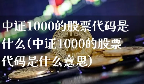 中证1000的股票代码是什么(中证1000的股票代码是什么意思)_https://www.qgjzrcxxzxpt.com_上期能源_第1张
