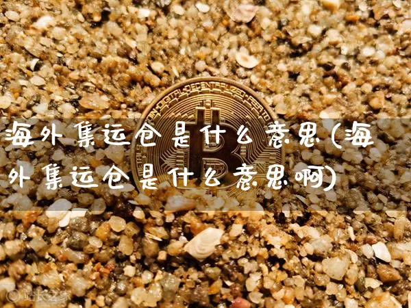 海外集运仓是什么意思(海外集运仓是什么意思啊)_https://www.qgjzrcxxzxpt.com_广期所_第1张