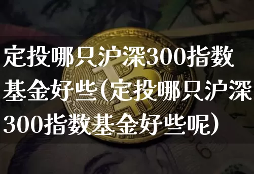 定投哪只沪深300指数基金好些(定投哪只沪深300指数基金好些呢)_https://www.qgjzrcxxzxpt.com_郑商所_第1张