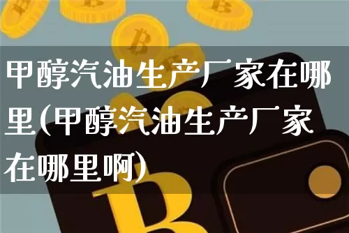 甲醇汽油生产厂家在哪里(甲醇汽油生产厂家在哪里啊)_https://www.qgjzrcxxzxpt.com_广期所_第1张