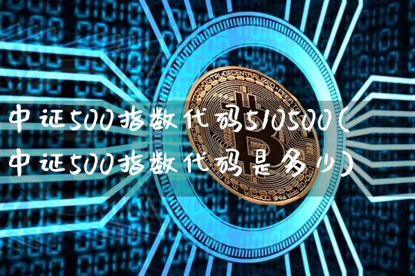 中证500指数代码510500(中证500指数代码是多少)_https://www.qgjzrcxxzxpt.com_广期所_第1张