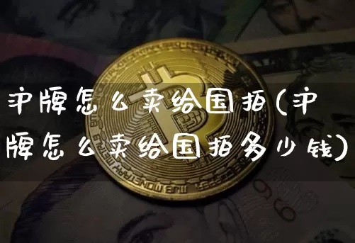 沪牌怎么卖给国拍(沪牌怎么卖给国拍多少钱)_https://www.qgjzrcxxzxpt.com_上期能源_第1张