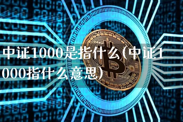 中证1000是指什么(中证1000指什么意思)_https://www.qgjzrcxxzxpt.com_郑商所_第1张