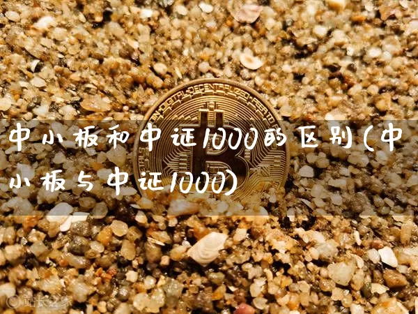 中小板和中证1000的区别(中小板与中证1000)_https://www.qgjzrcxxzxpt.com_广期所_第1张